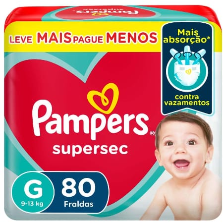 Fralda Pampers G